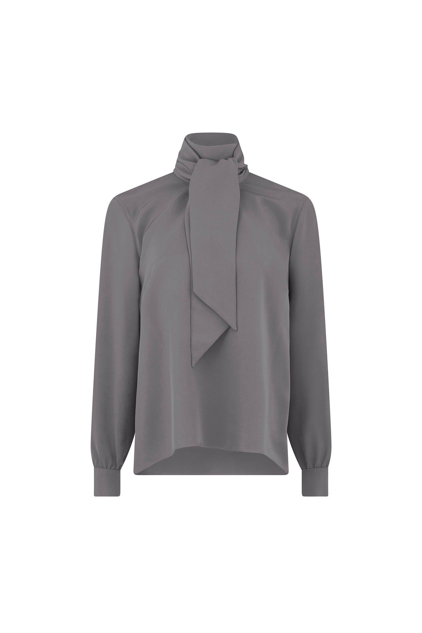 'PLATINUM' SLIM KEITH TIE BLOUSE - - Libertine