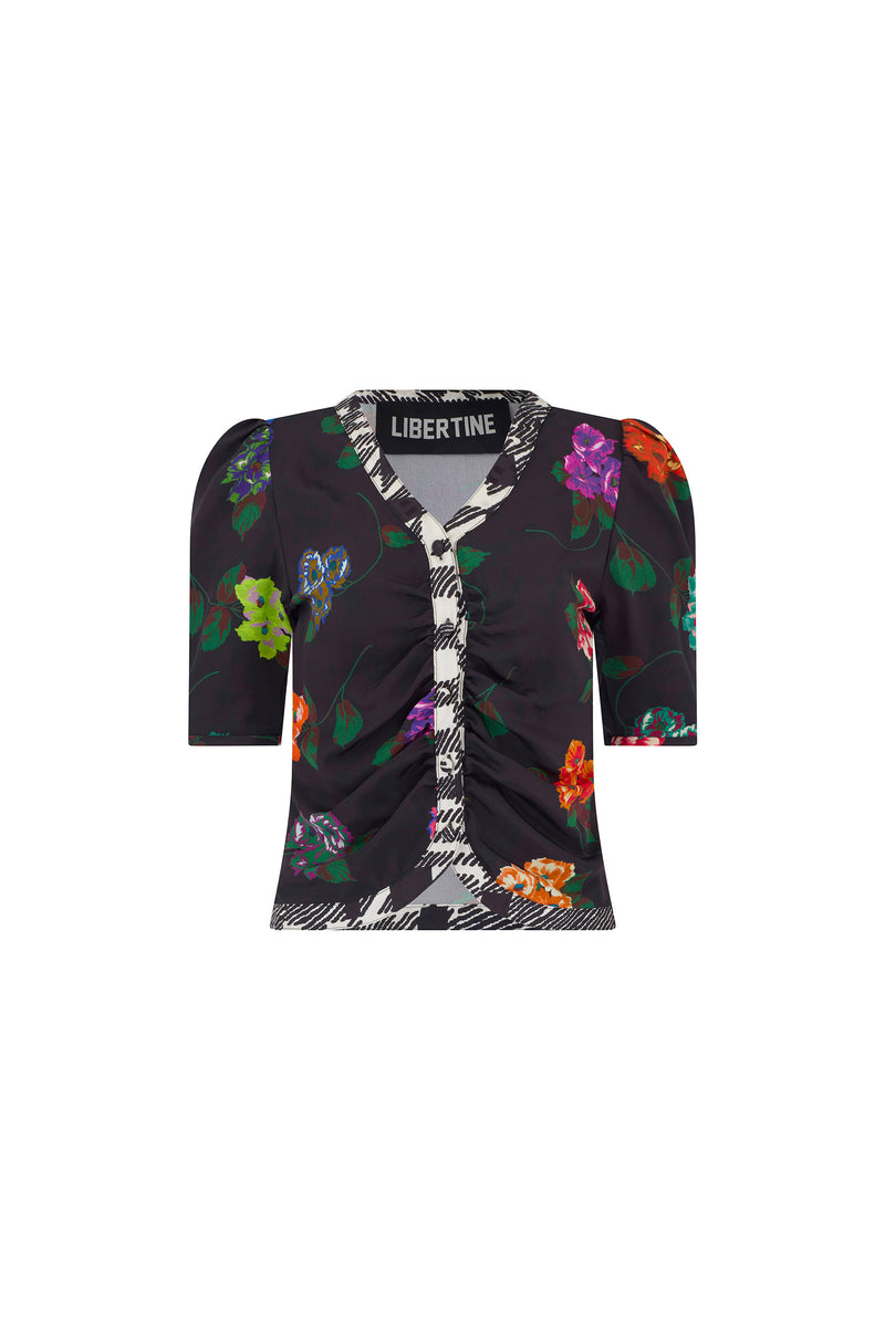 'ANTIQUE PRIMROSE' MONACO TOP - - Libertine