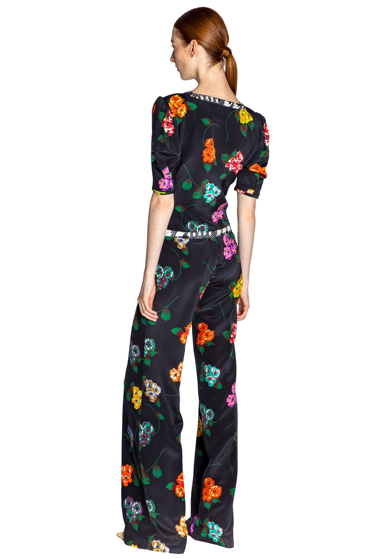 'ANTIQUE PRIMROSE' SLIM AARONS PANT - - Libertine