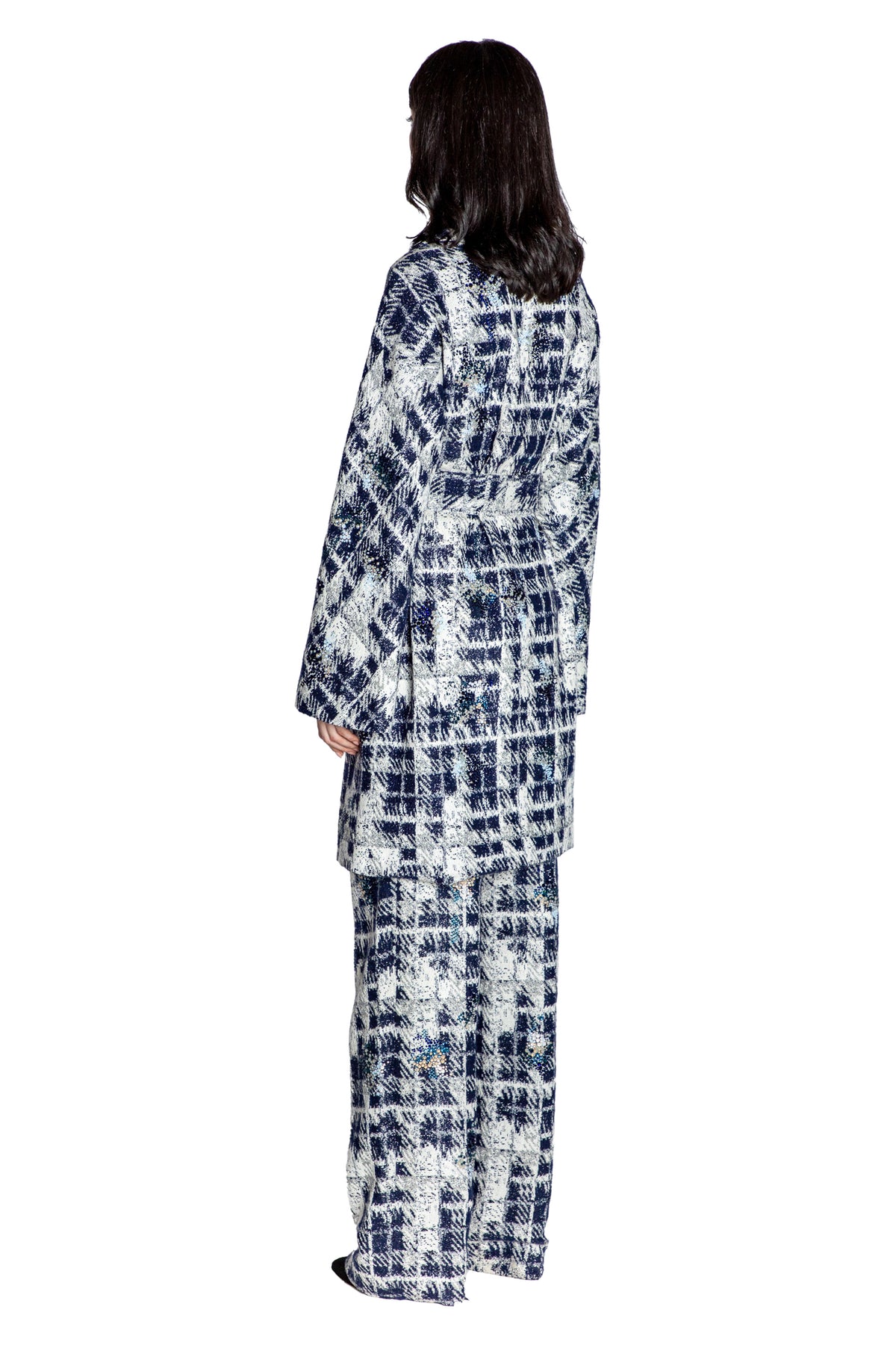 'SNOW DRIFT' PATCH POCKET WRAP COAT - - Libertine