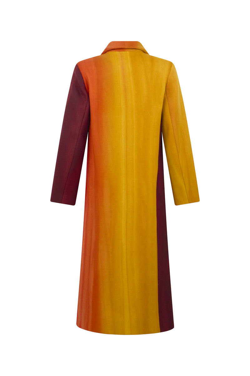 'CALIFORNIA SUNSET' MIDI COAT - - Libertine
