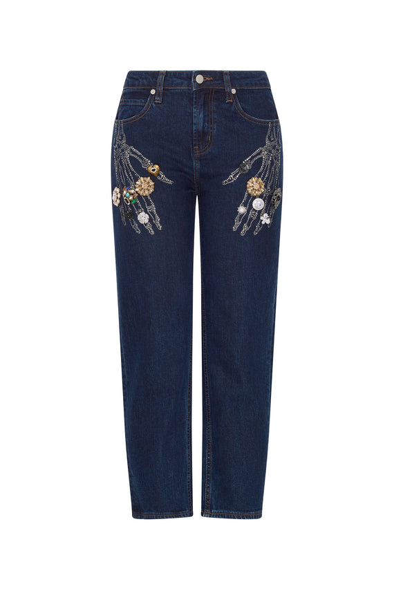 'BURIED TREASURE' BOYFRIEND JEAN - - Libertine - Main image