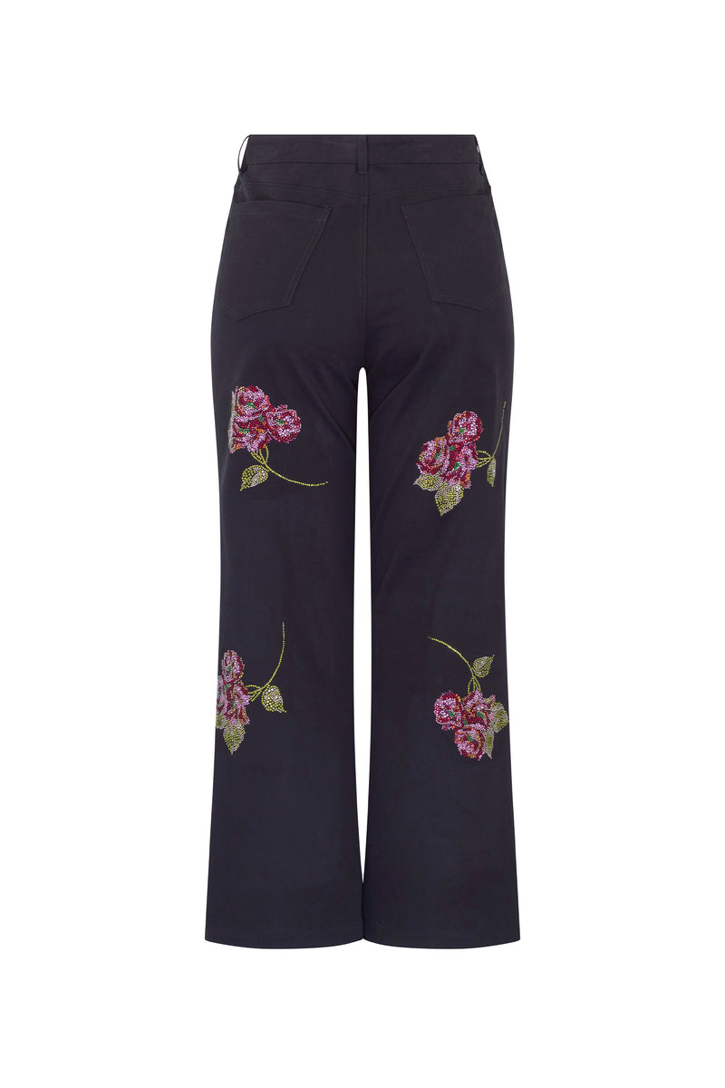 'PRIMROSE' CROPPED WIDE LEG PANT - - Libertine