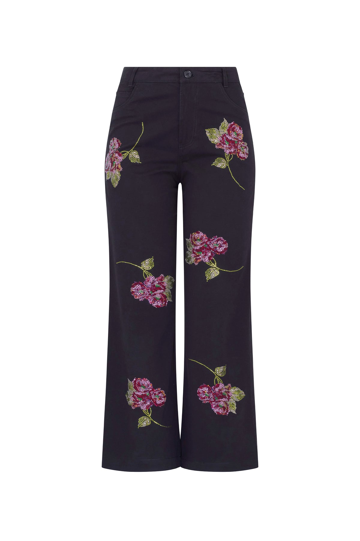 'PRIMROSE' CROPPED WIDE LEG PANT - - Libertine