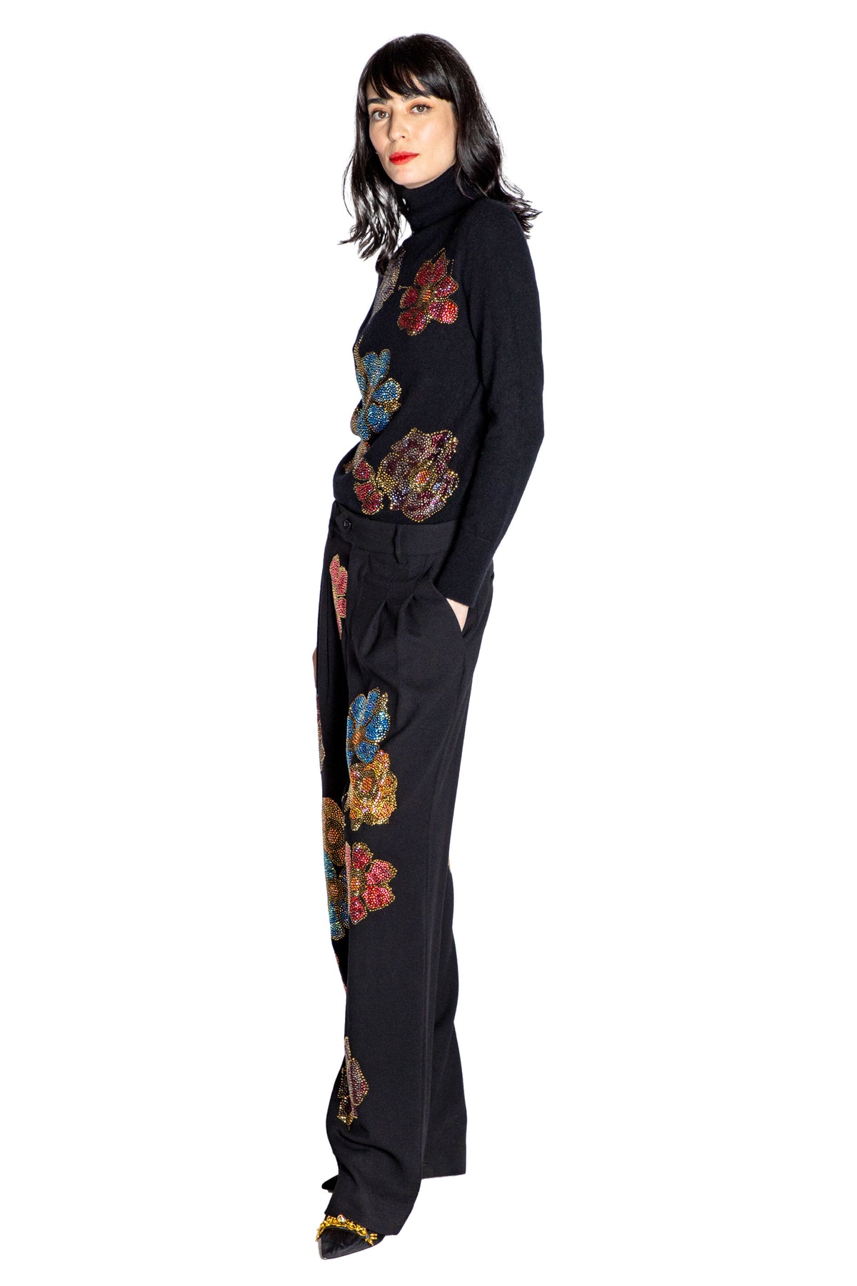 'FLEUR D'OR' BAGGY TROUSER - - Libertine