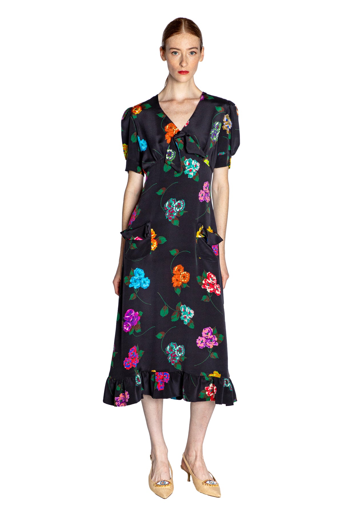 'ANTIQUE PRIMROSE' SICILIAN DRESS - - Libertine