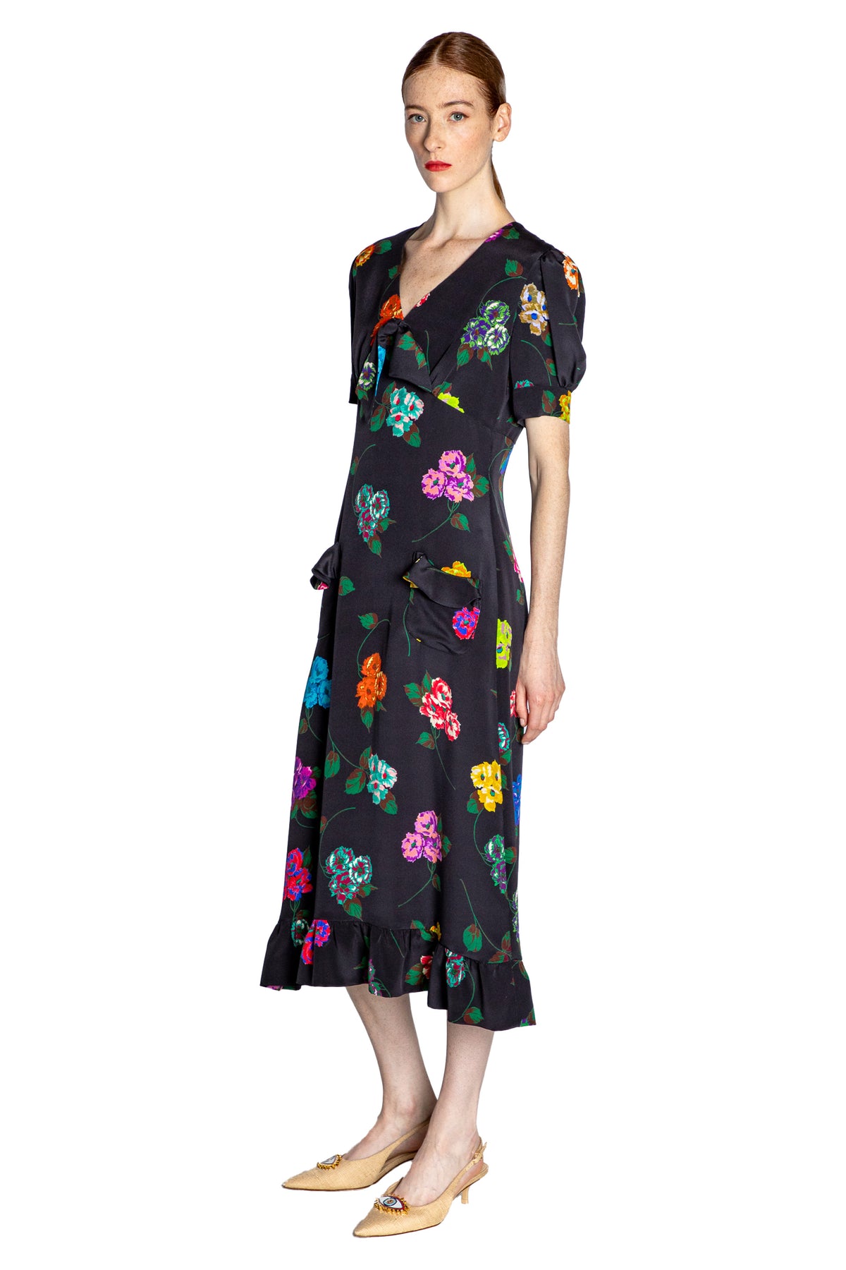 'ANTIQUE PRIMROSE' SICILIAN DRESS - - Libertine