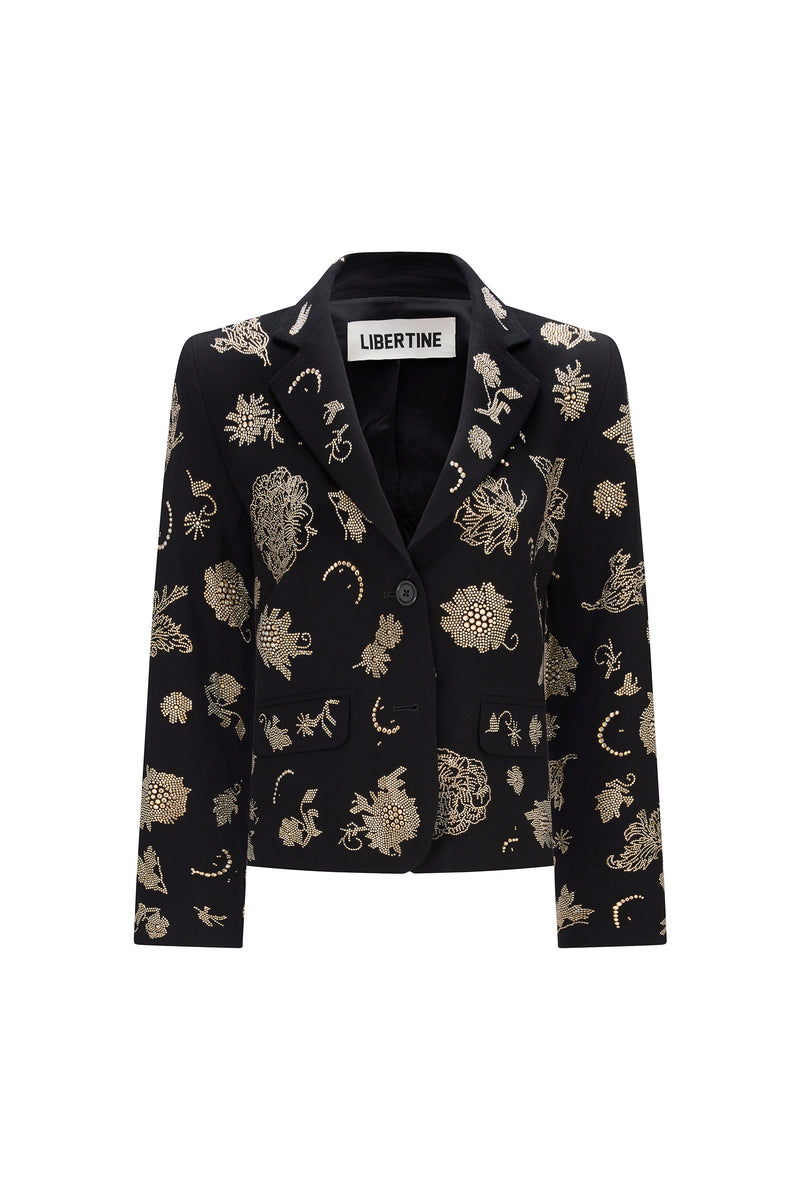 'GOLDEN FLORA' CLASSIC JACKET - - Libertine