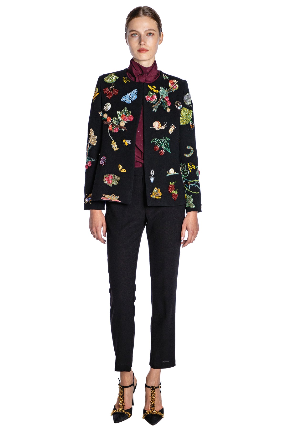'ELIZABETHAN FOLLY' EMBELLISHED BETTY JACKET - - Libertine