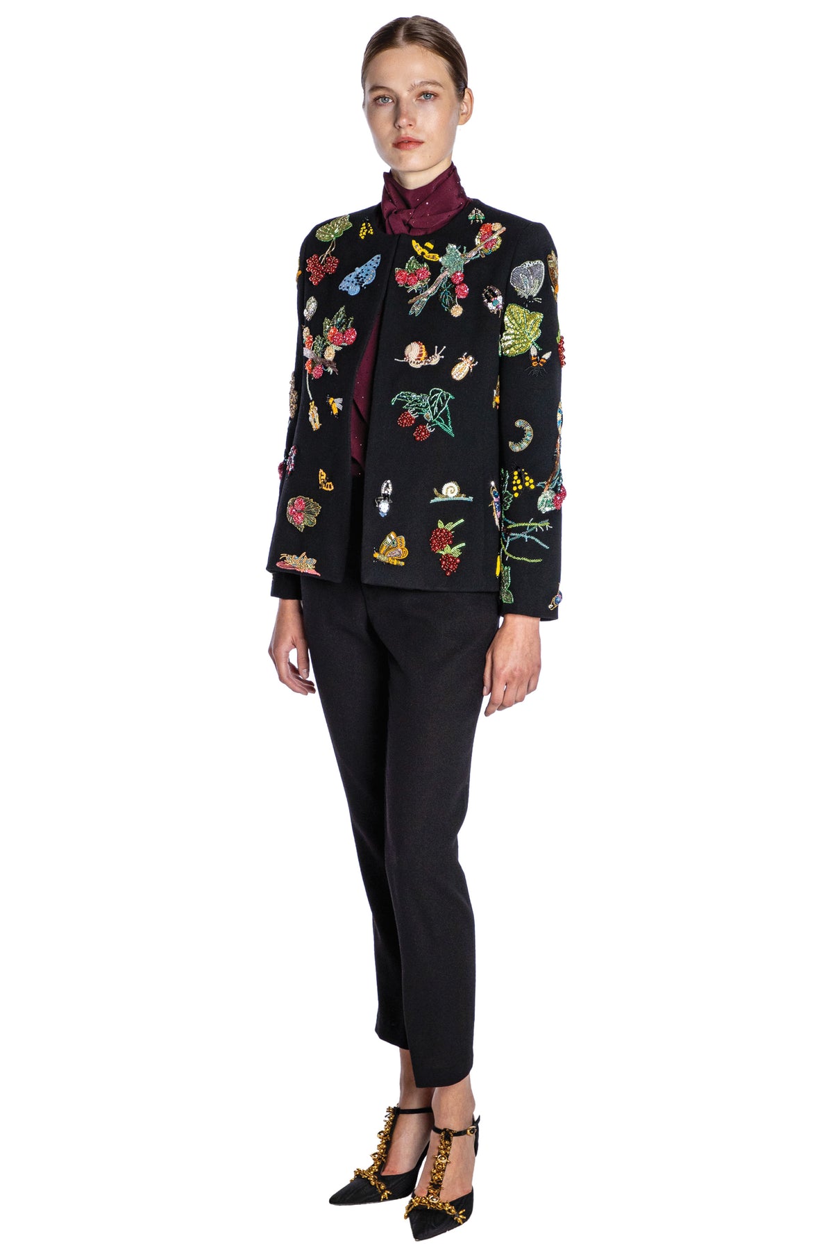 'ELIZABETHAN FOLLY' EMBELLISHED BETTY JACKET - - Libertine