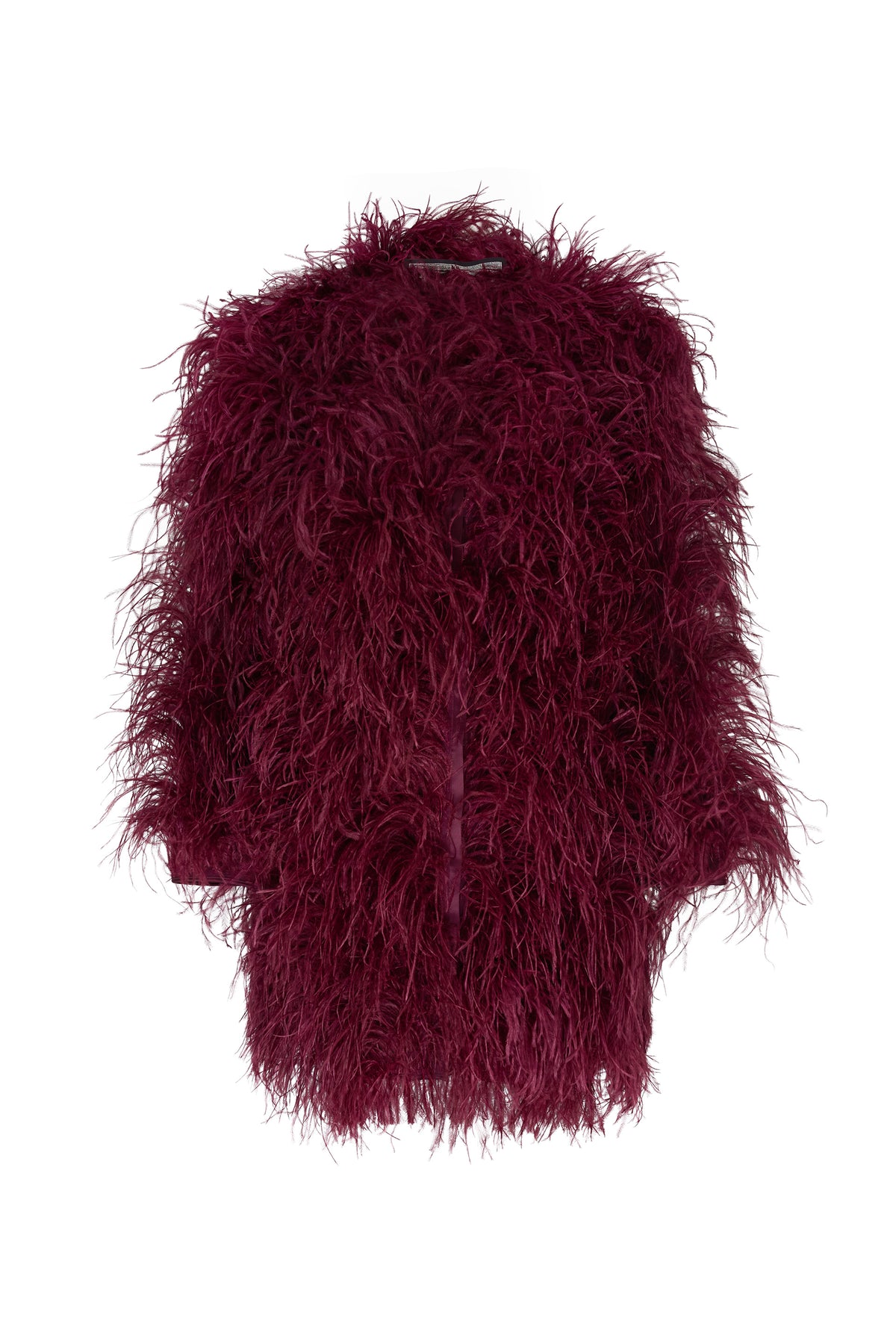 'SYRAH' FEATHERED COAT - - Libertine
