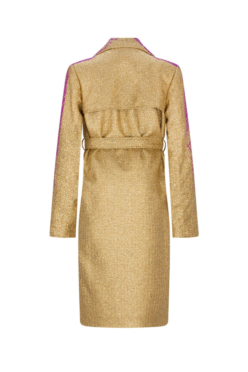 'GRID' LONG TRENCH COAT - - Libertine