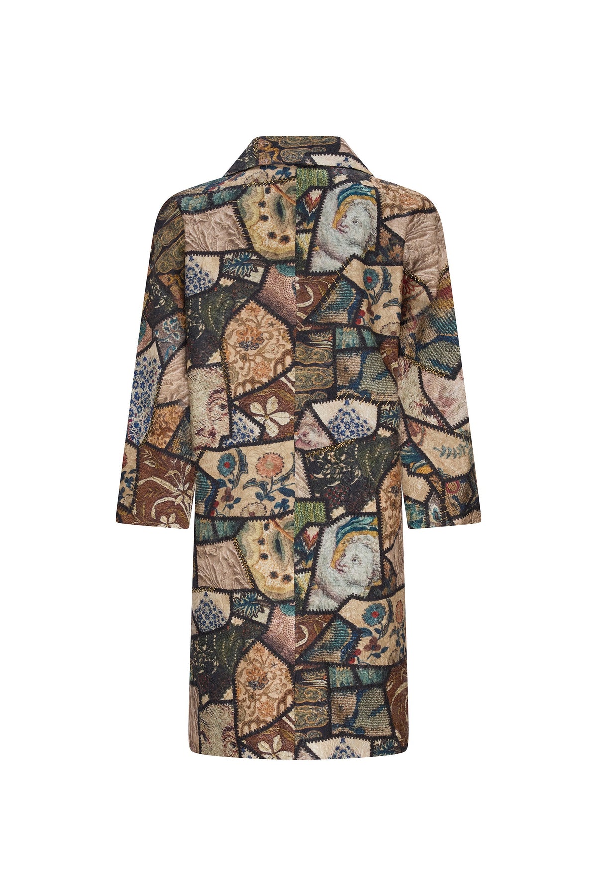 'GOLDEN HOTCH POTCH' OVERSIZED COAT