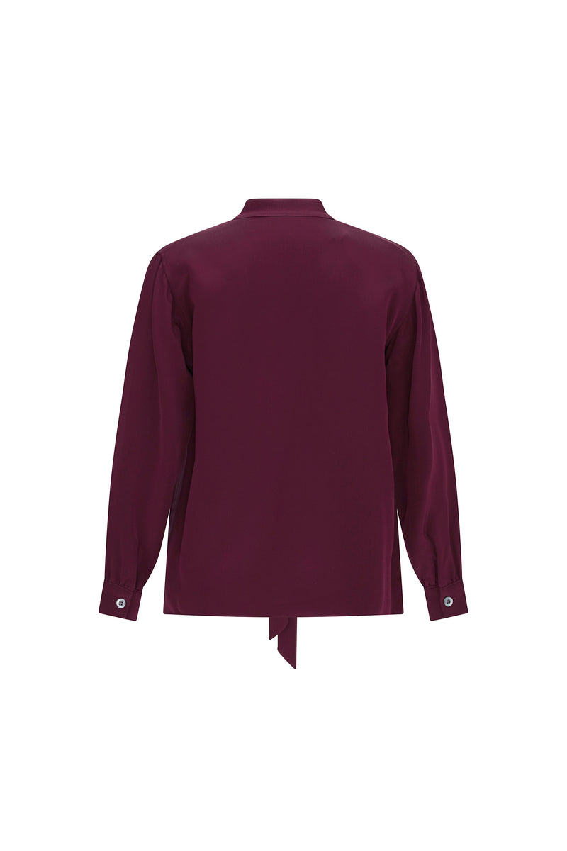 'SYRAH' BABE PALEY TIE BLOUSE - - Libertine