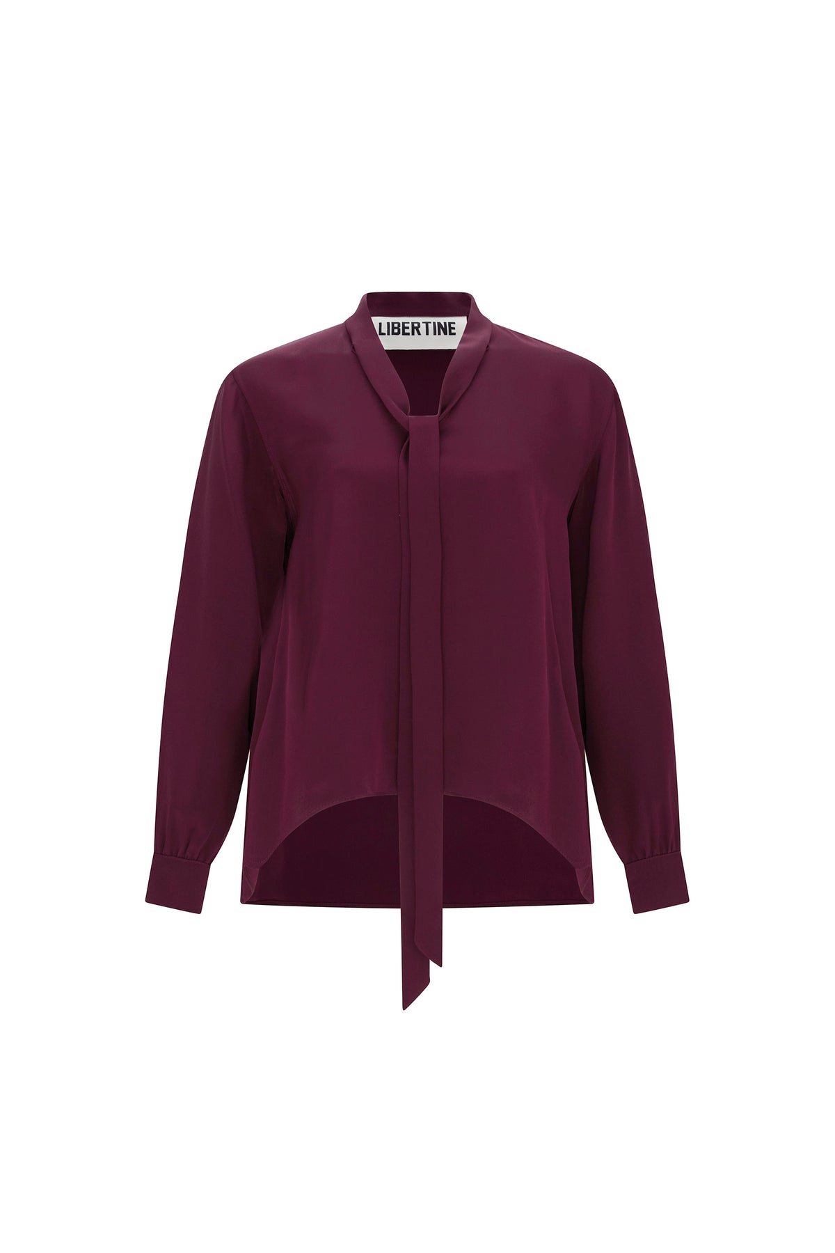 'SYRAH' BABE PALEY TIE BLOUSE - - Libertine