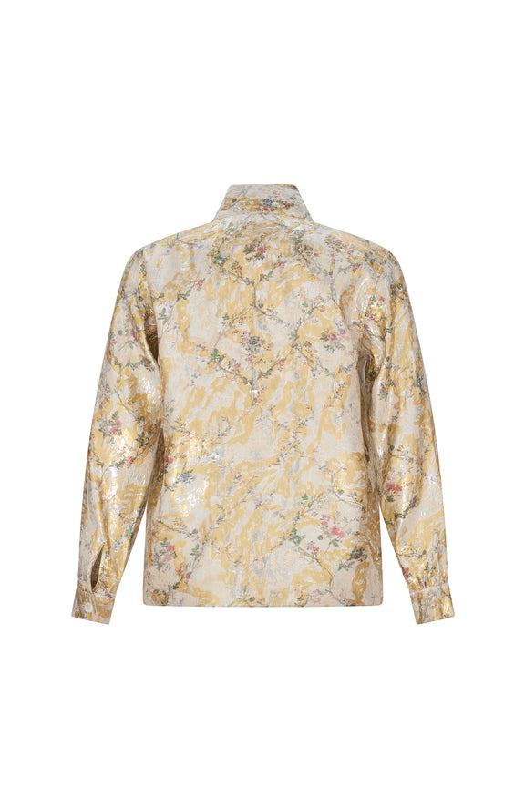 'AURA' SLIM KEITH TIE BLOUSE - - Libertine