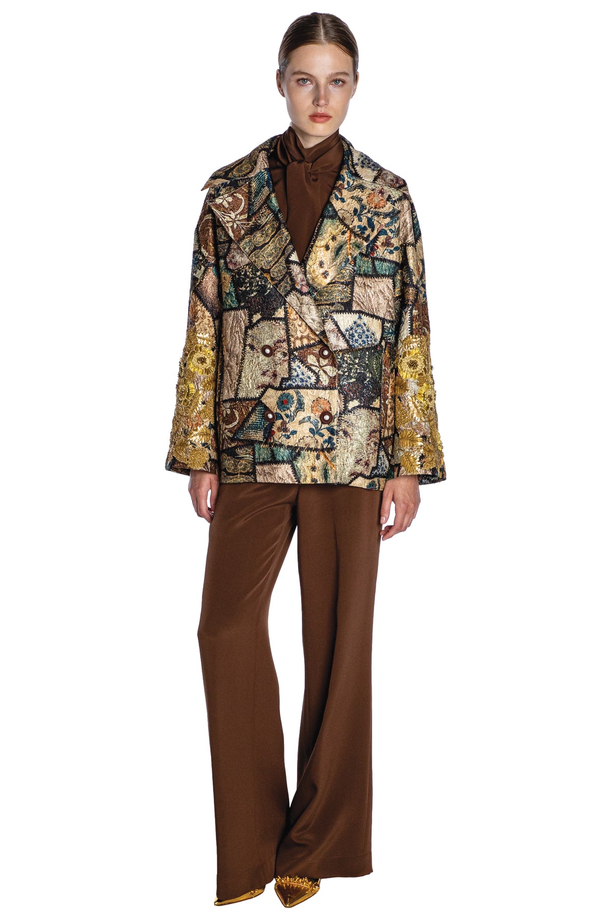 'GOLDEN HOTCH POTCH' EMBELLISHED DEAUVILLE JACKET - - Libertine