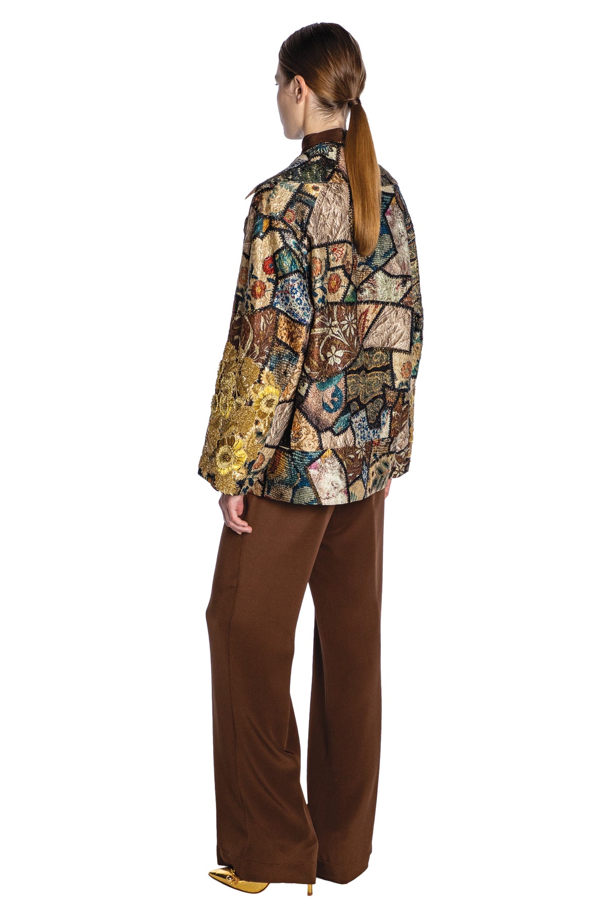 'GOLDEN HOTCH POTCH' EMBELLISHED DEAUVILLE JACKET - - Libertine