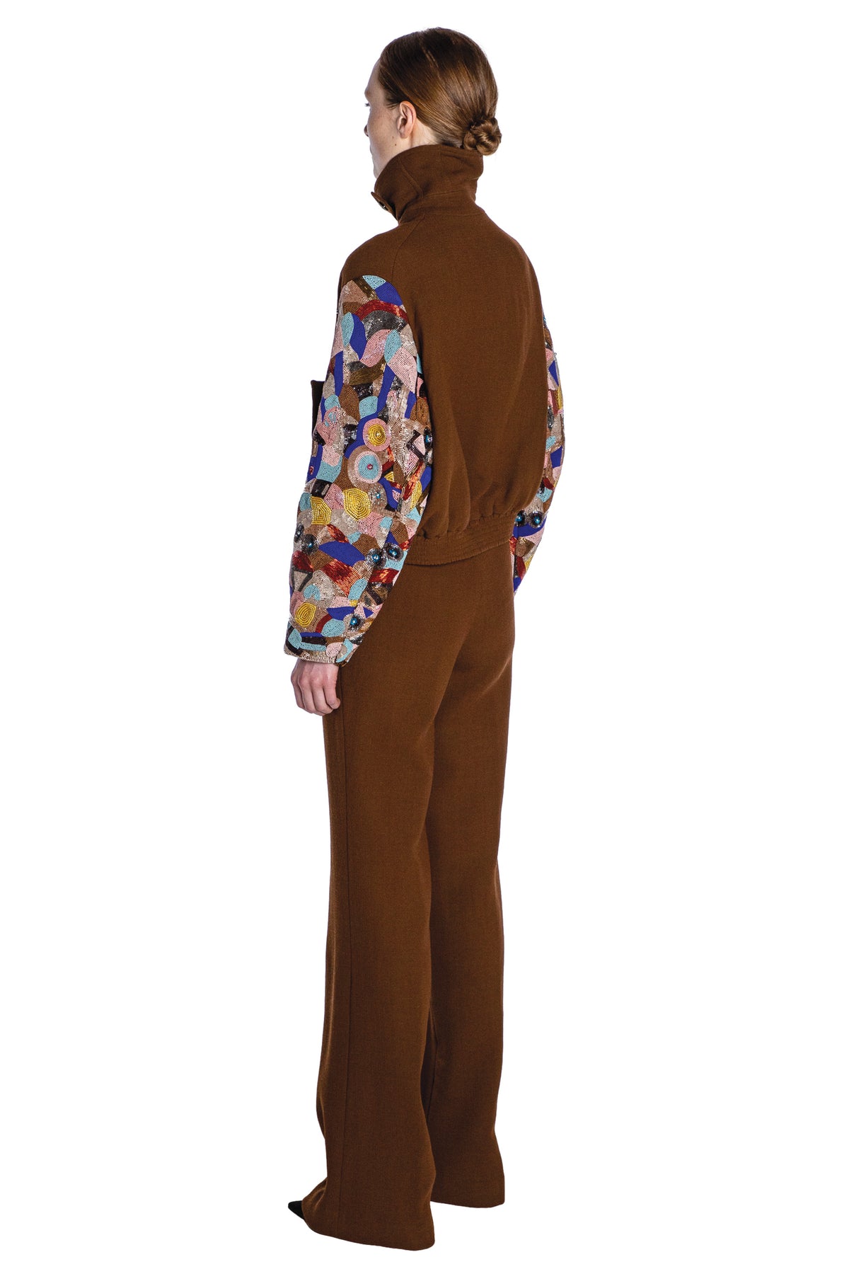 'CUBIST' EMBELLISHED AVIATOR JACKET - - Libertine
