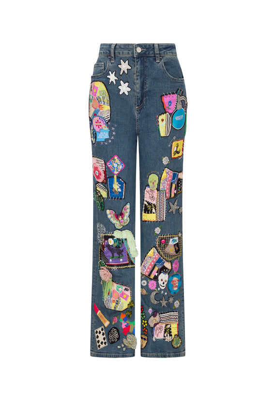 'LIB IT OUT' BAGGY JEAN - - Libertine - Main image