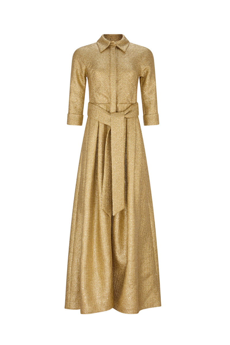 'STAY GOLDEN' ANNA GOWN - - Libertine