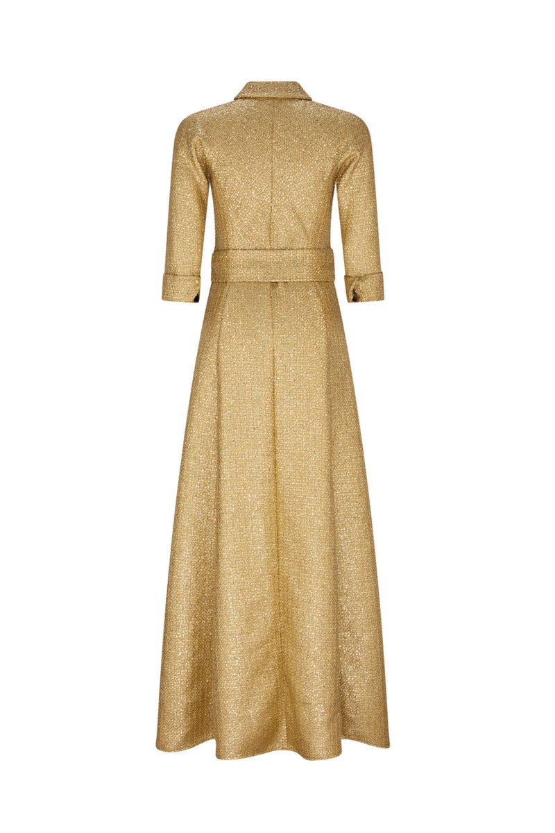'STAY GOLDEN' ANNA GOWN - - Libertine