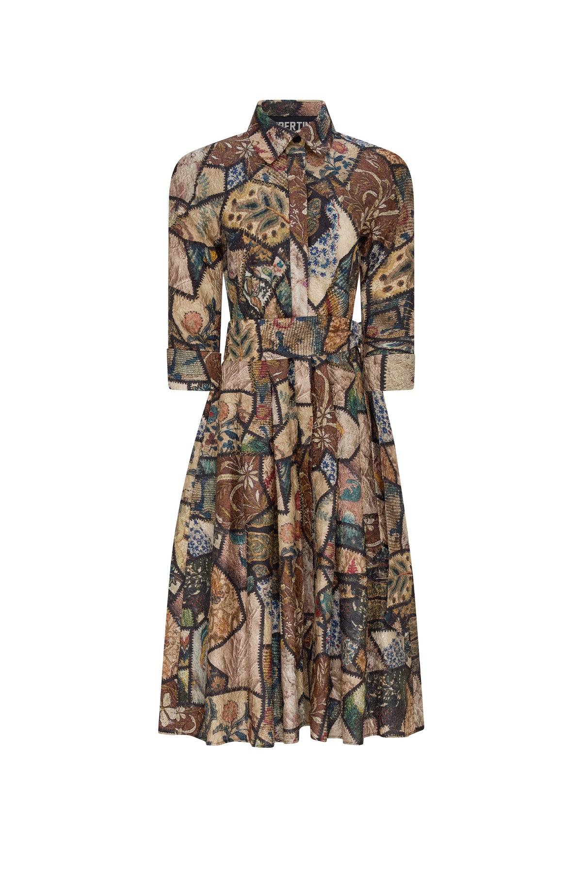 'GOLDEN HOTCH POTCH' ANNA DRESS - - Libertine
