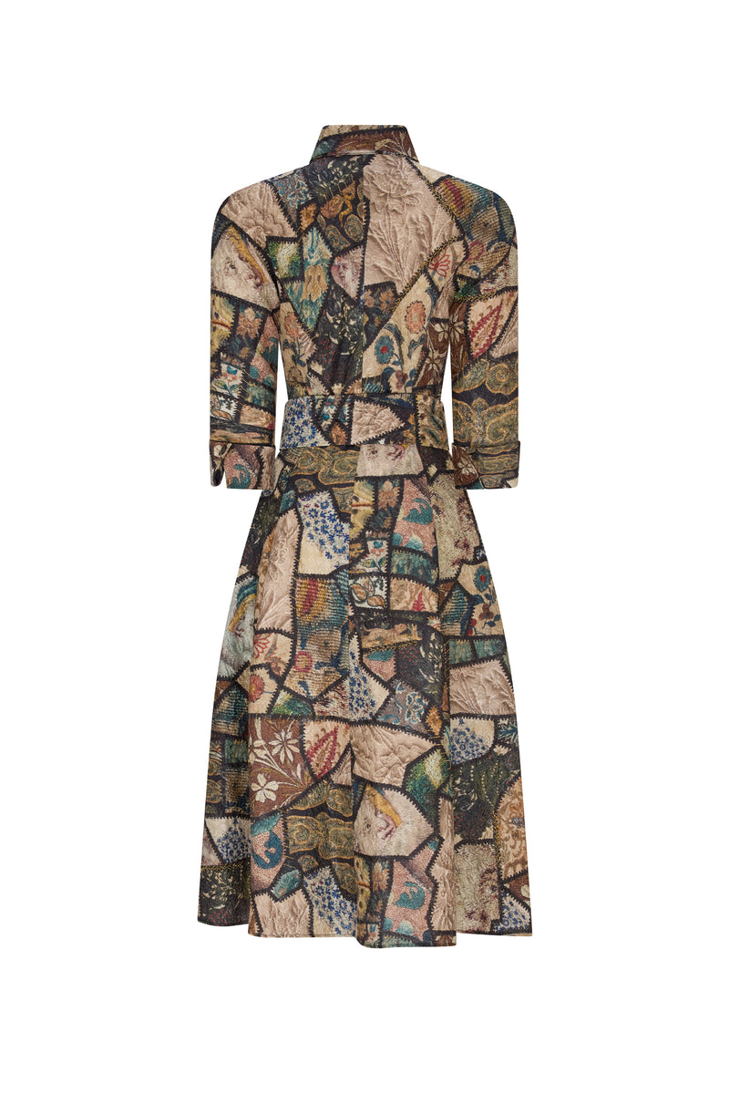 'GOLDEN HOTCH POTCH' ANNA DRESS - - Libertine