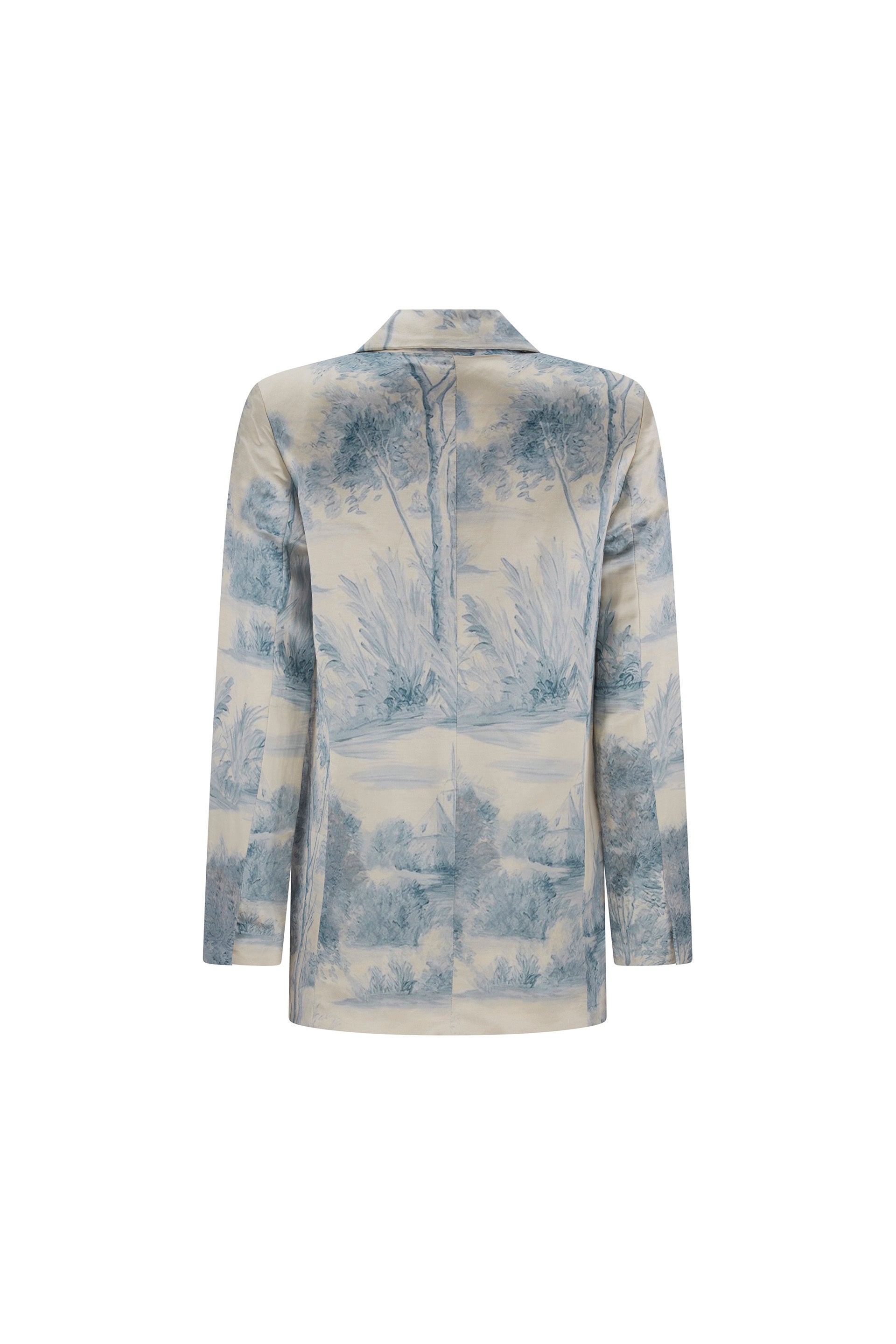 'Blue Pastoral' Long Jacket -  - Libertine