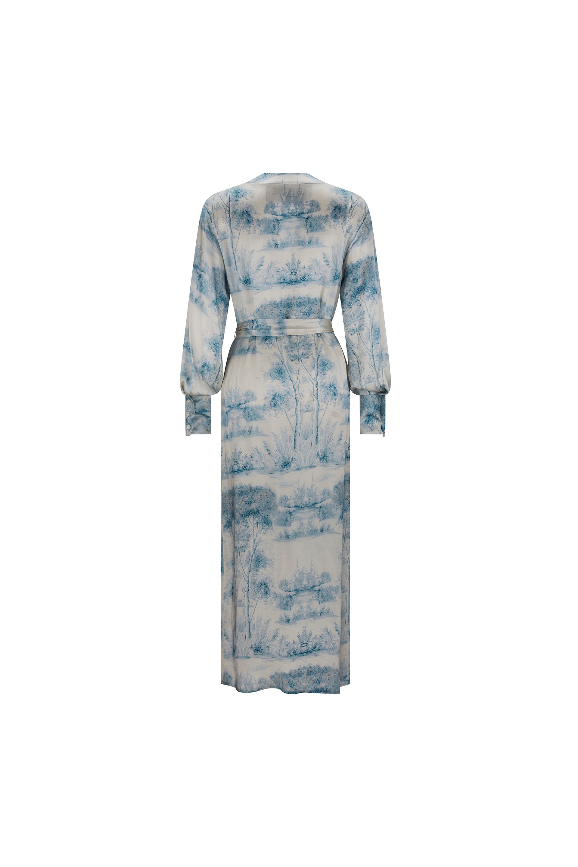 'Blue Pastoral' Robe Dress -  - Libertine