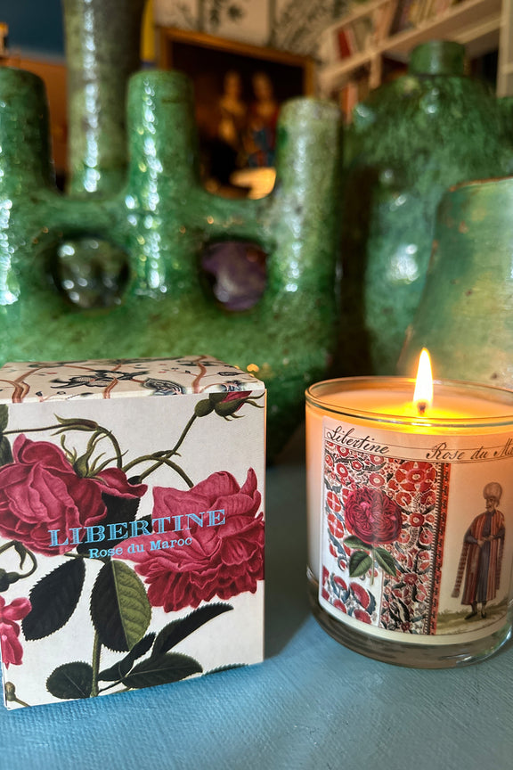 ROSE DU MAROC CANDLE -  - Libertine