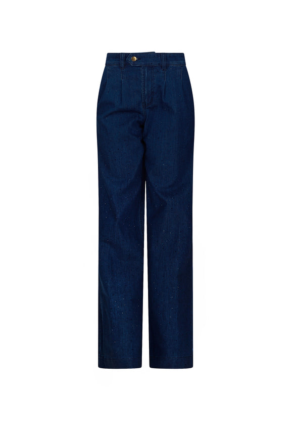 'STARDUST' DENIM BAGGY TROUSERS -  - Libertine