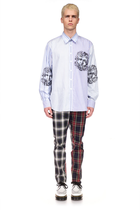 'FACE' CLASSIC SHIRT WITH POCKET - SHIRTS - Libertine - Main image