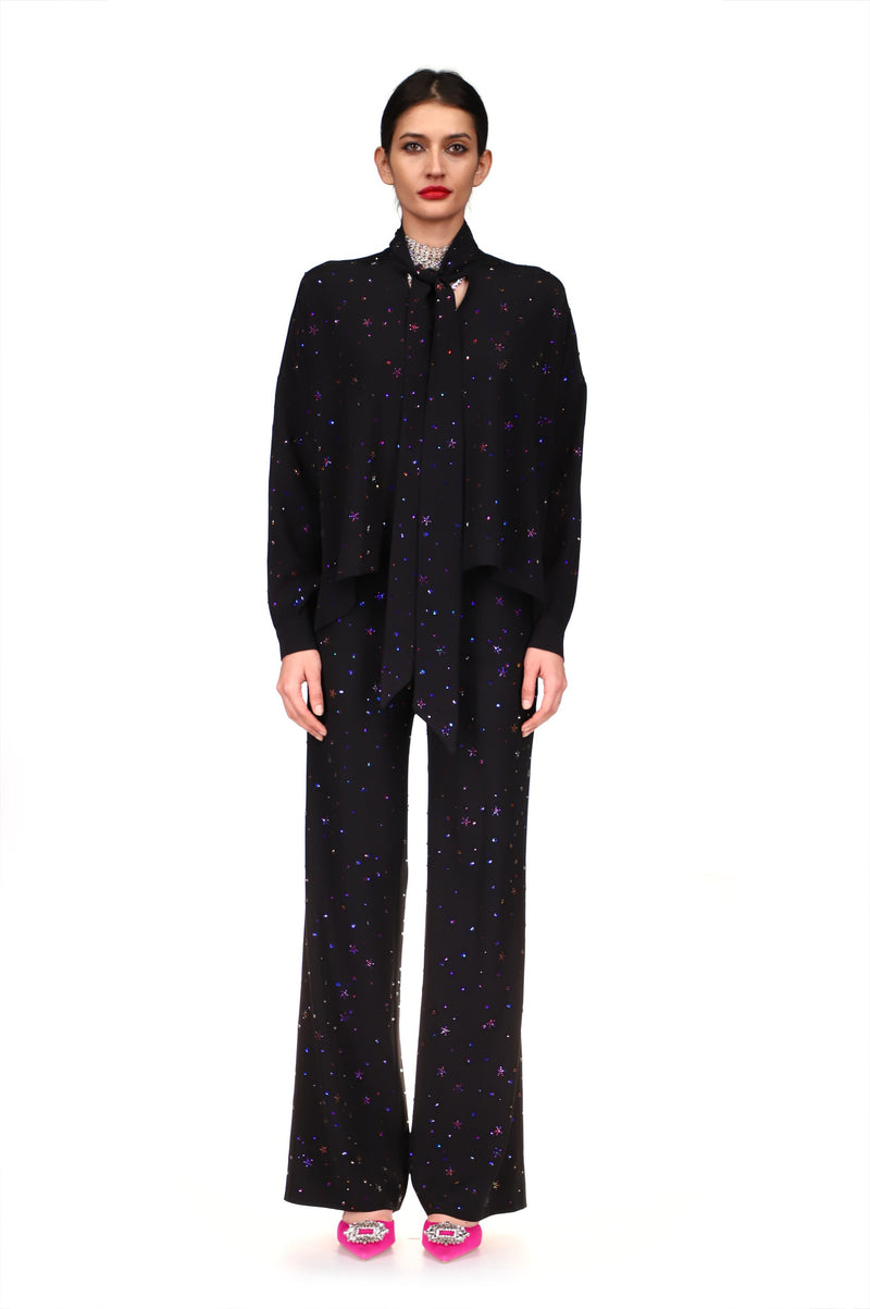 'INFINITE GALAXY' WIDE LEG TROUSERS - PANTS - Libertine