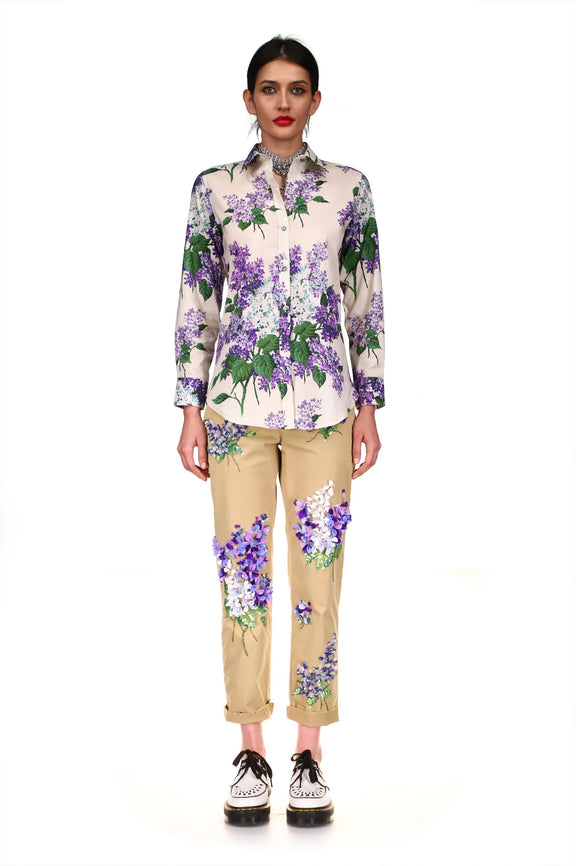 'LILAC GARDEN' NEW CLASSIC SHIRT - CLASSIC SHIRTS - Libertine