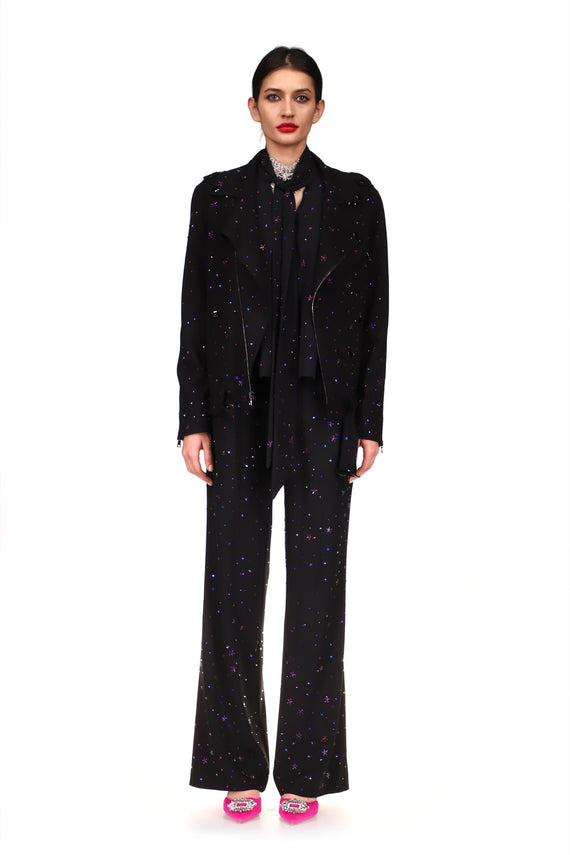 'INFINITE GALAXY' LONG MOTORCYCLE JACKET - BLAZERS - Libertine - Main image