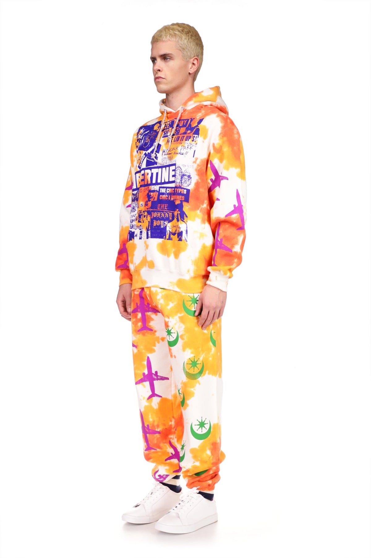 '707' TIE DYE SLIM HOODIE - SWEATSHIRTS - Libertine