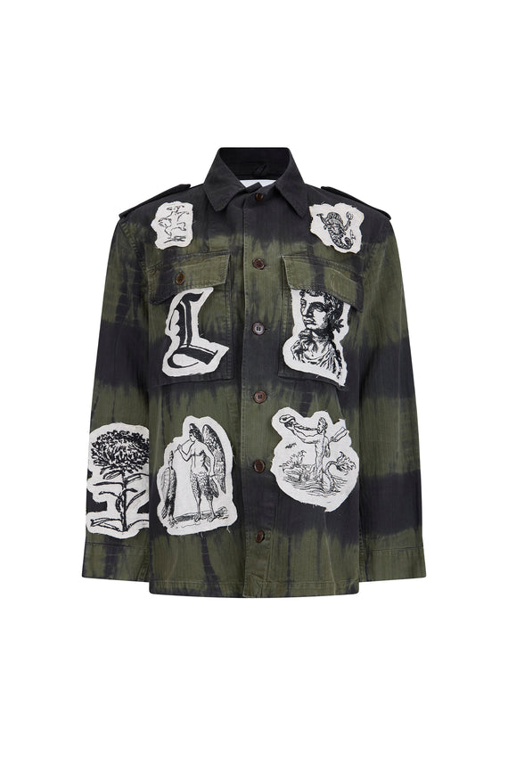 'NERO' VINTAGE FRENCH MILITARY JACKET - - Libertine - Main image