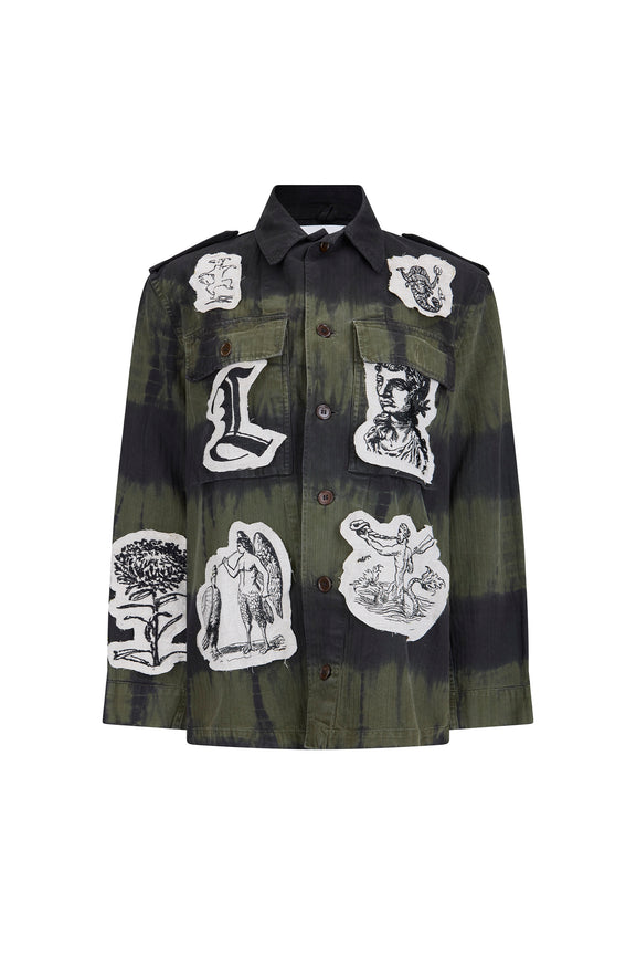'NERO' VINTAGE FRENCH MILITARY JACKET - - Libertine