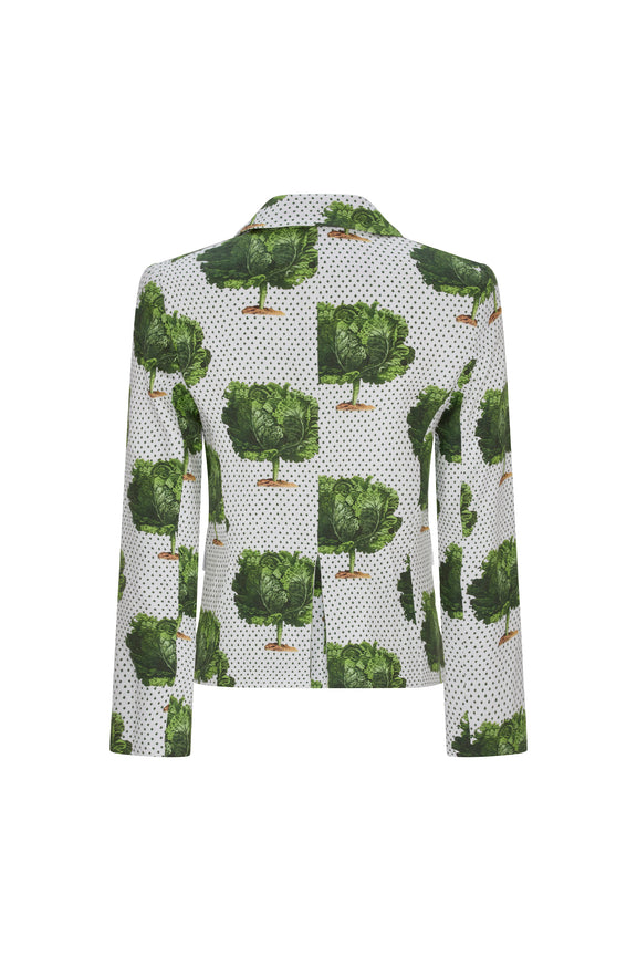 'LETTUCE DANCE TO THE BEET' CLASSIC JACKET WITH PATCH - - Libertine