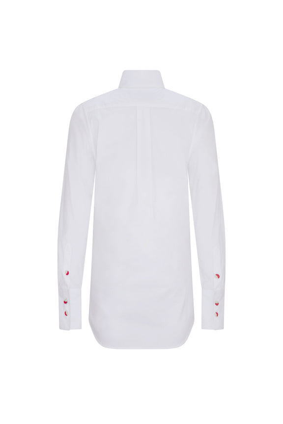 'PAIX SILK SCREEN' LONG CLASSIC SHIRT - - Libertine