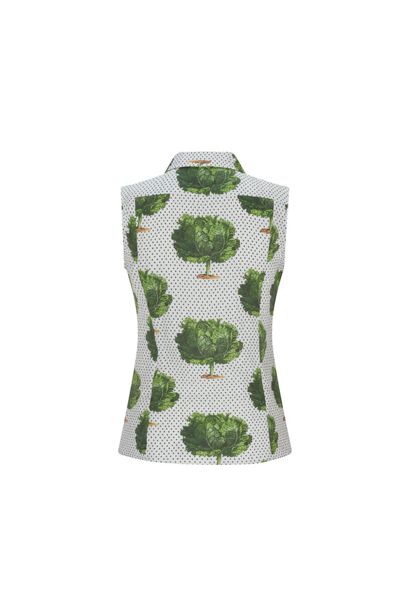 'LETTUCE DANCE TO THE BEET' MARTHA BLOUSE - - Libertine