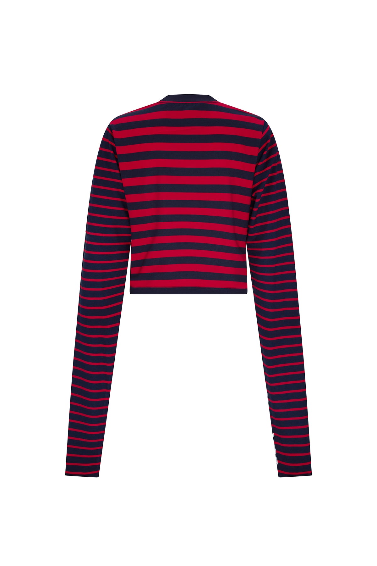 'LIBERTINE GOTHIC SILK SCREEN' NAVY RED LONGEST SLEEVE T SHIRT - - Libertine