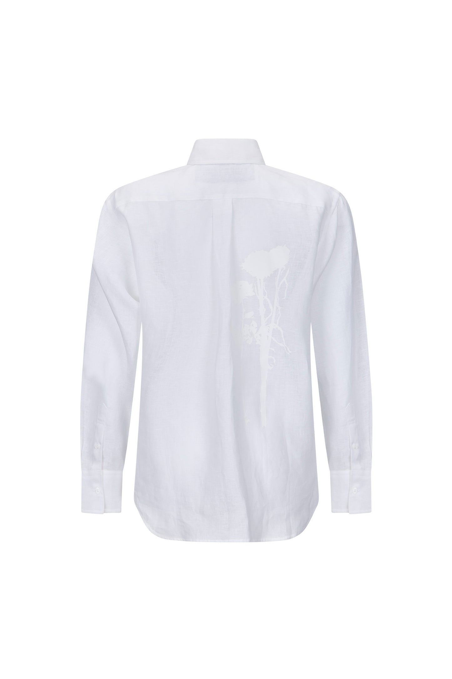 'WHITE ON WHITE HAND SILK SCREEN' NEW CLASSIC SHIRTS - - Libertine