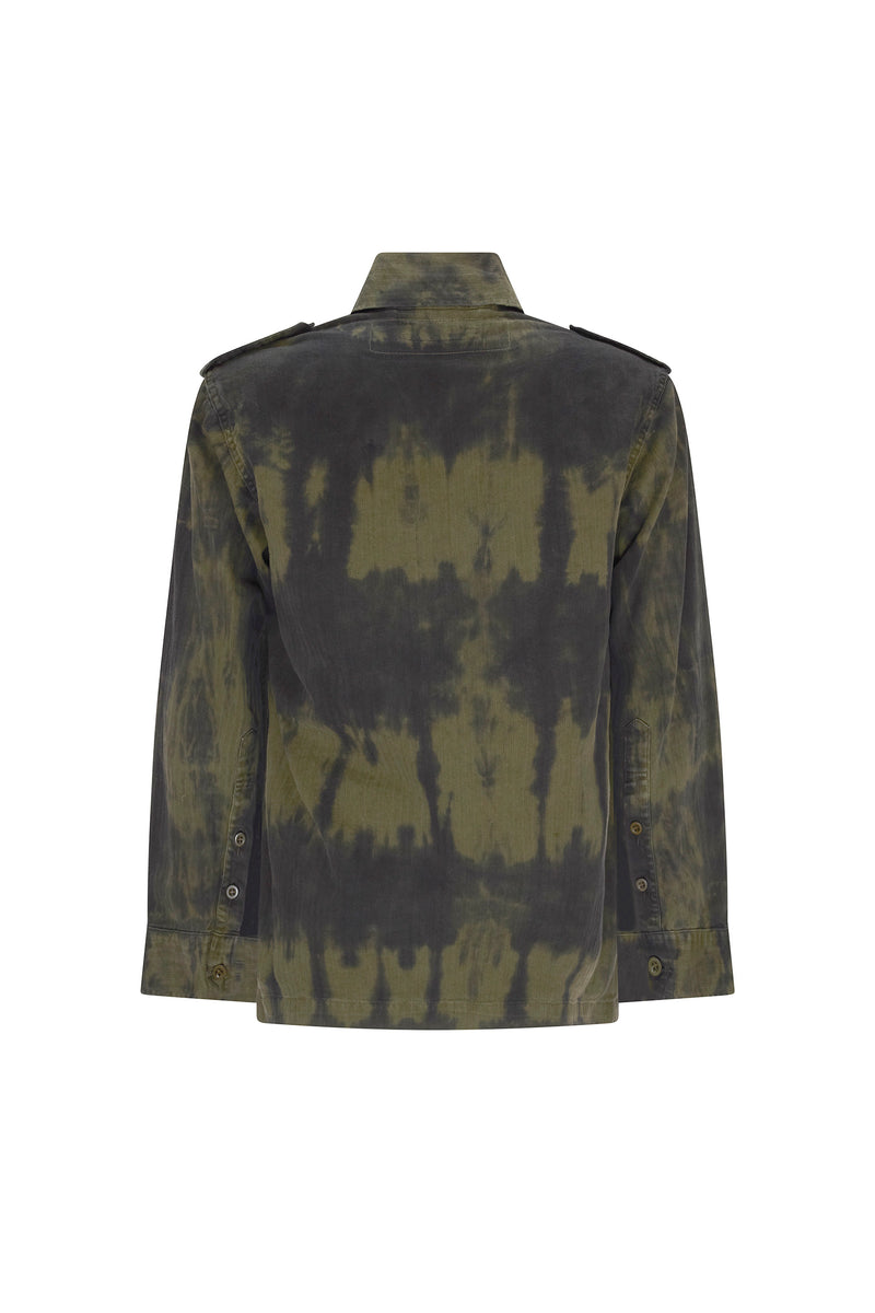 'BUSY GARDEN' VINTAGE FRENCH MILITARY JACKET - - Libertine