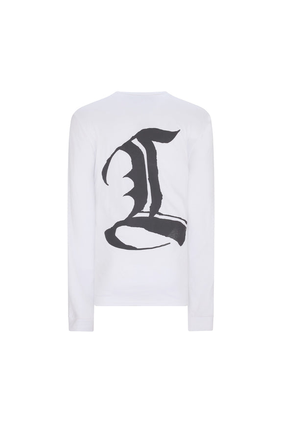 'PAIX SILK SCREEN' LONG SLEEVE T SHIRT - - Libertine