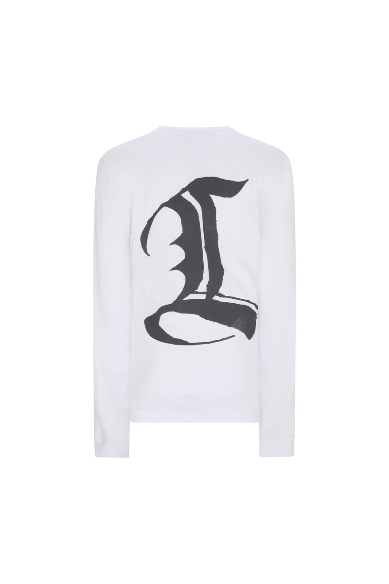 'PAIX SILK SCREEN' LONG SLEEVE T SHIRT - - Libertine