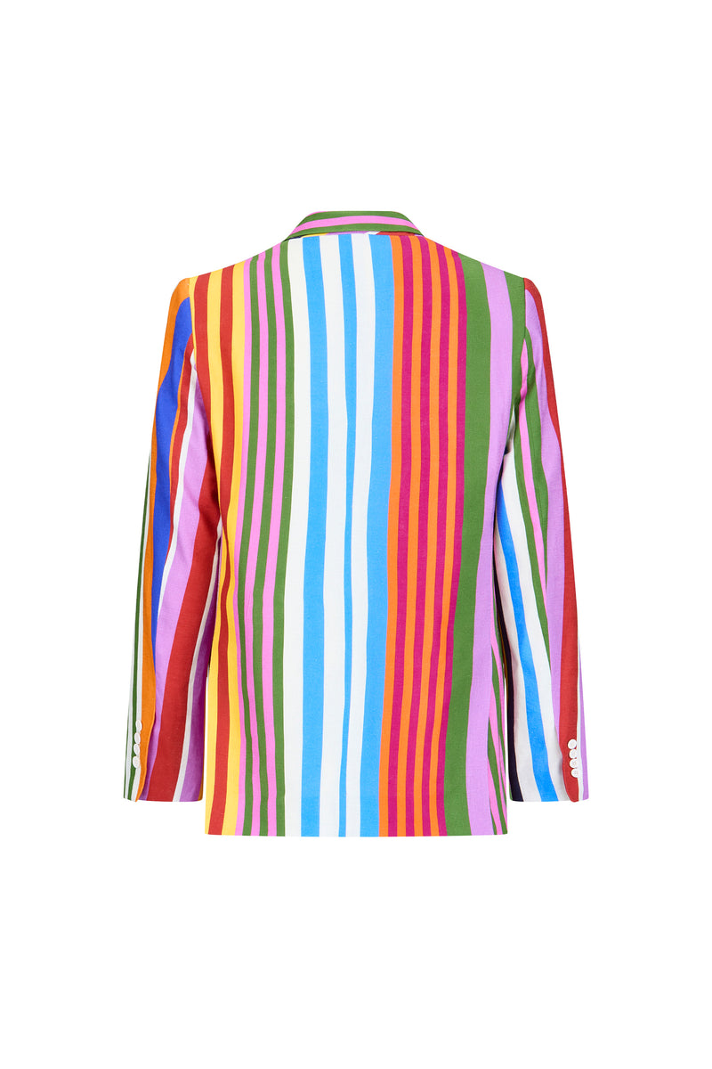 'TANGIER STRIPE' DOUBLE BREASTED JACKET - - Libertine