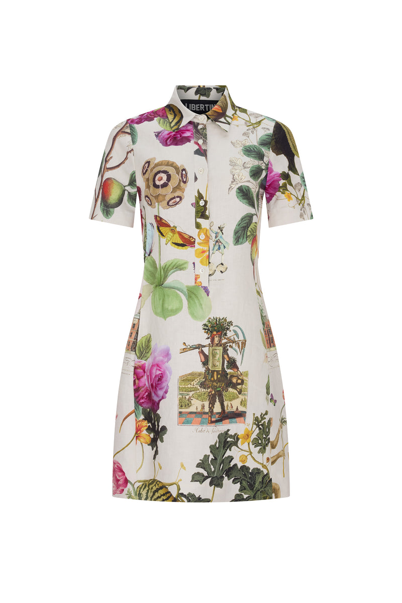 'HOLLYHOCK' POLO DRESS - - Libertine
