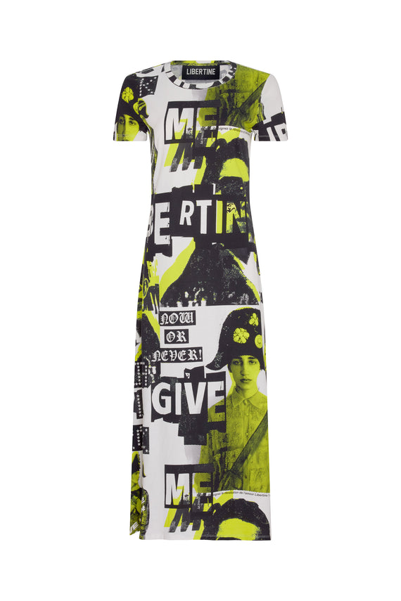 'PAIX PRINT' T SHIRT DRESS - - Libertine - Main image